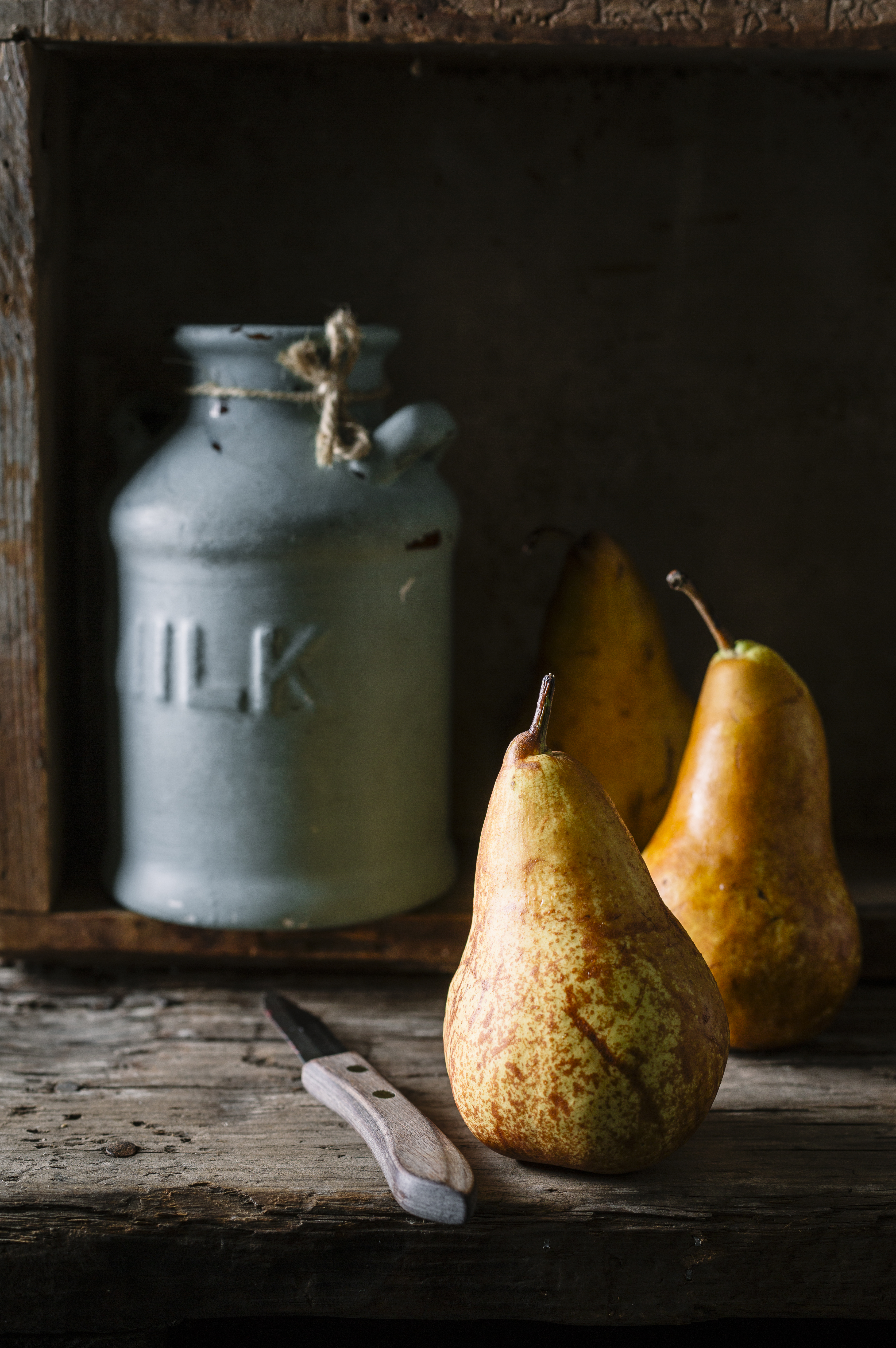 PEARS STILL LIFE