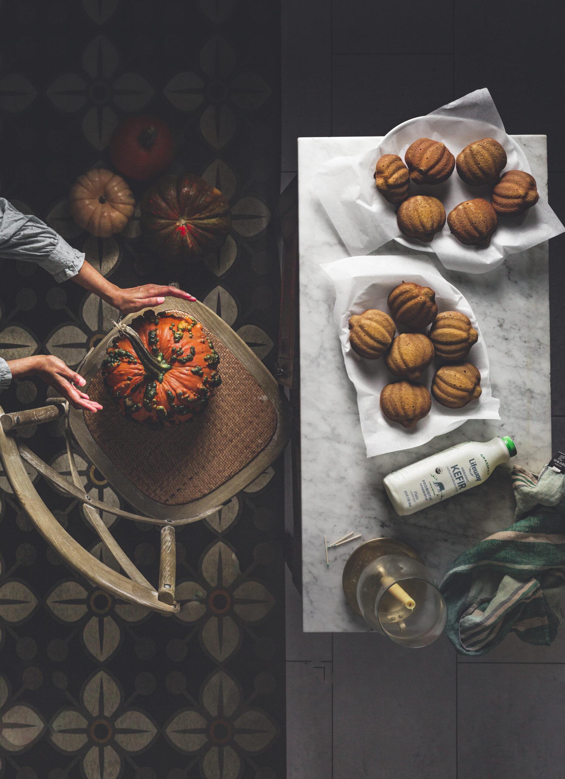 Pumpkin Chocolate Chip Kefir Cake