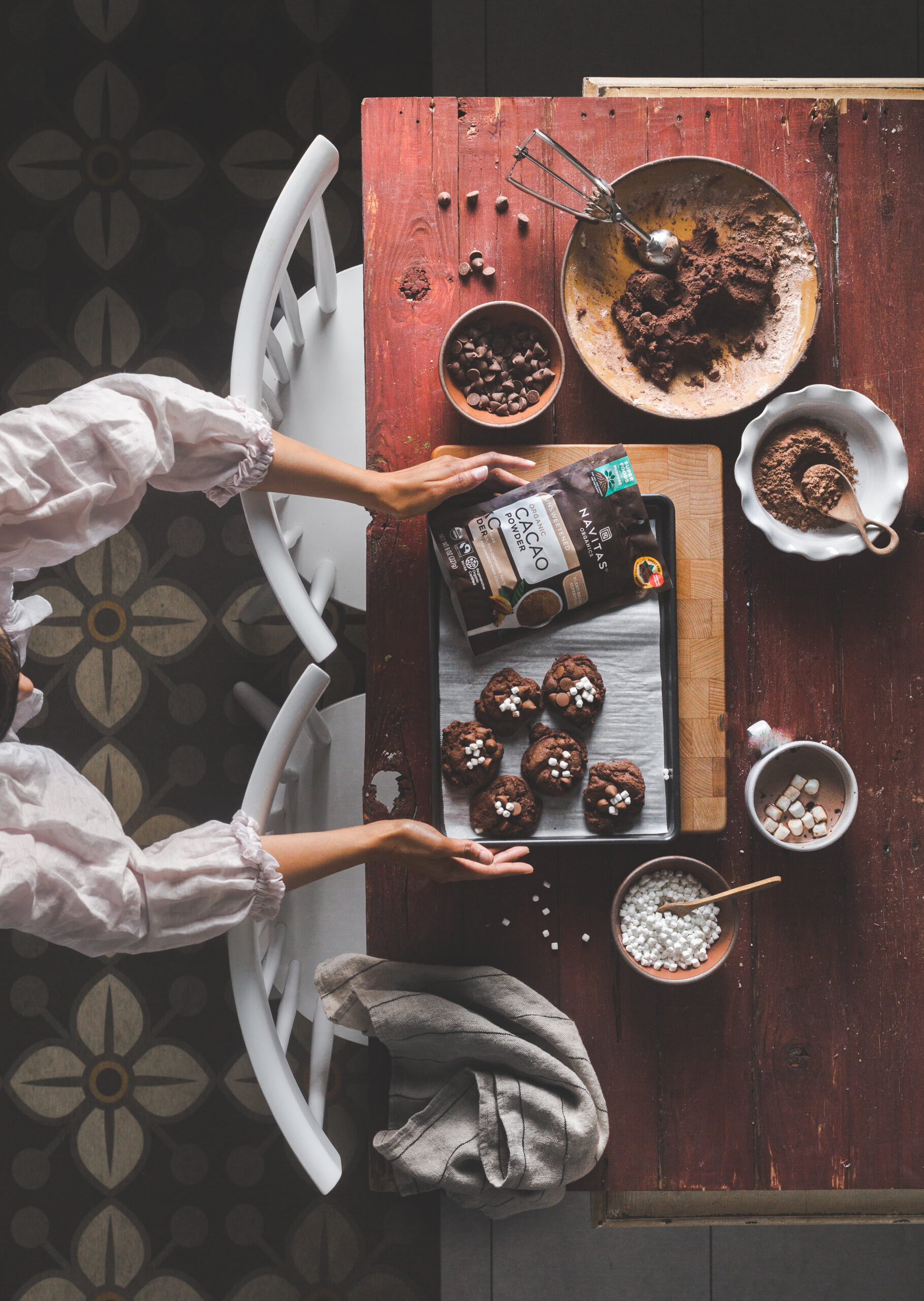 Hot Chocolate Cookies